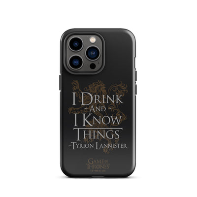 Game of Thrones I Drink and I Know Things iPhone Tough Case