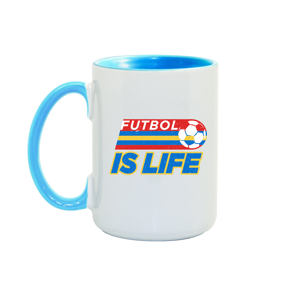 Ted Lasso Futbol is Life Two-Tone Mug
